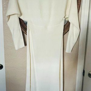 One-Shoulder Maxi Sweater Dress